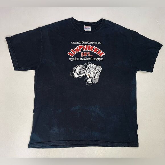 Limpnickie Lot Stugis Bike Week 2008 Graphic T-shirt Men XL Black Short Sleeve - Picture 1 of 7